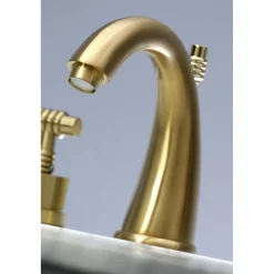 8-Inch Widespread Bathroom Faucet with Brass Pop-Up 8