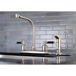 Best Kaiser Centerset Kitchen Faucet Faucets With Side Spray
