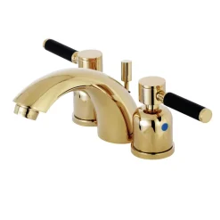 Discount Kaiser Deck Mount Mini-Widespread Bathroom Faucet 4