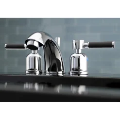 Discount Kaiser Deck Mount Mini-Widespread Bathroom Faucet 4