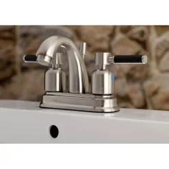 New Kaiser Deck Mount 4-Inch Centerset Bathroom Faucet 4