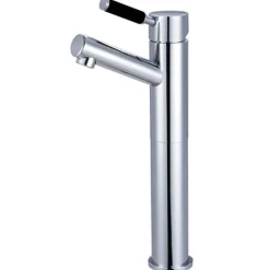 Clearance Kaiser Single Handle Vessel Sink Faucet with Black Silicone Handle Vessel Faucets