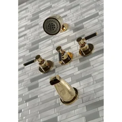 Clearance Kaiser Three-Handle Tub and Shower Faucet Tub & Shower Sets|Tub Faucets