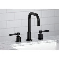 Sale Kaiser Widespread Bathroom Faucet with Brass Pop-Up 8" Widespread