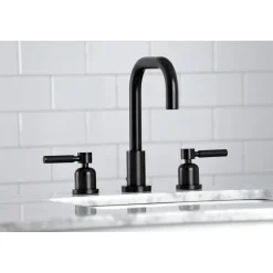 Sale Kaiser Widespread Bathroom Faucet with Brass Pop-Up 8