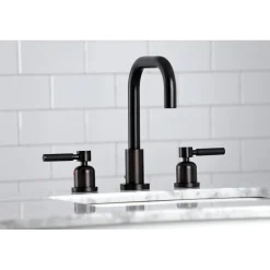 Sale Kaiser Widespread Bathroom Faucet with Brass Pop-Up 8