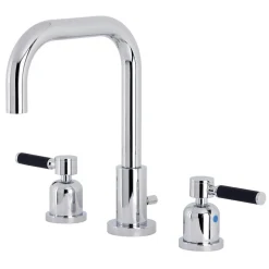 Sale Kaiser Widespread Bathroom Faucet with Brass Pop-Up 8