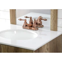 KB606AL Restoration 4 in. Centerset Bathroom Faucet, Antique Copper 4