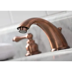 Sale KB976AL Victorian Widespread Bathroom Faucet, Antique Copper 8