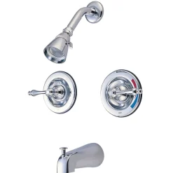 Discount KB661AL Vintage Two Handle Tub and Shower Faucet Tub & Shower Sets