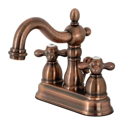 Clearance KB160AXAC Heritage 4 in. Centerset Bathroom Faucet, Antique Copper 4" Center Set