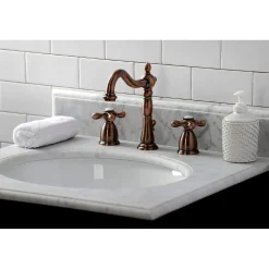 KB197AXAC 8 in. Widespread Bathroom Faucet, Antique Copper 8