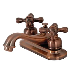 Outlet KB606AX Restoration 4 in. Centerset Bathroom Faucet, Antique Copper 4" Center Set