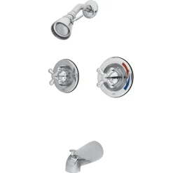 Hot KB661AX Vintage Two Handle Tub and Shower Faucet Tub & Shower Sets