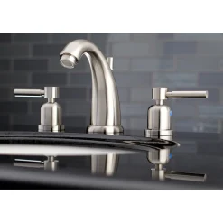 New KB8988DL 8-Inch Widespread Bathroom Faucet in Brushed Nickel 8" Widespread