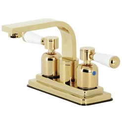 Sale KB8462DPL Paris 4-Inch Centerset Bathroom Faucet, Polished Brass 4" Center Set