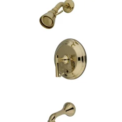 KB36320ML Restoration Tub and Shower Faucet in Polished Brass Tub & Shower Sets|Tub Faucets
