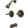 Outlet KB668ML Vintage Two Handle Tub and Shower Faucet Tub & Shower Sets
