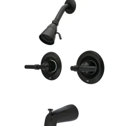 KB665ML Vintage Two Handle Tub and Shower Faucet Tub & Shower Sets