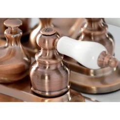 Outlet KB606PL Restoration 4 in. Centerset Bathroom Faucet, Antique Copper 4