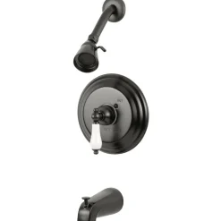 Hot KB3635PL Restoration Single Handle Tub and Shower Faucet Tub & Shower Sets