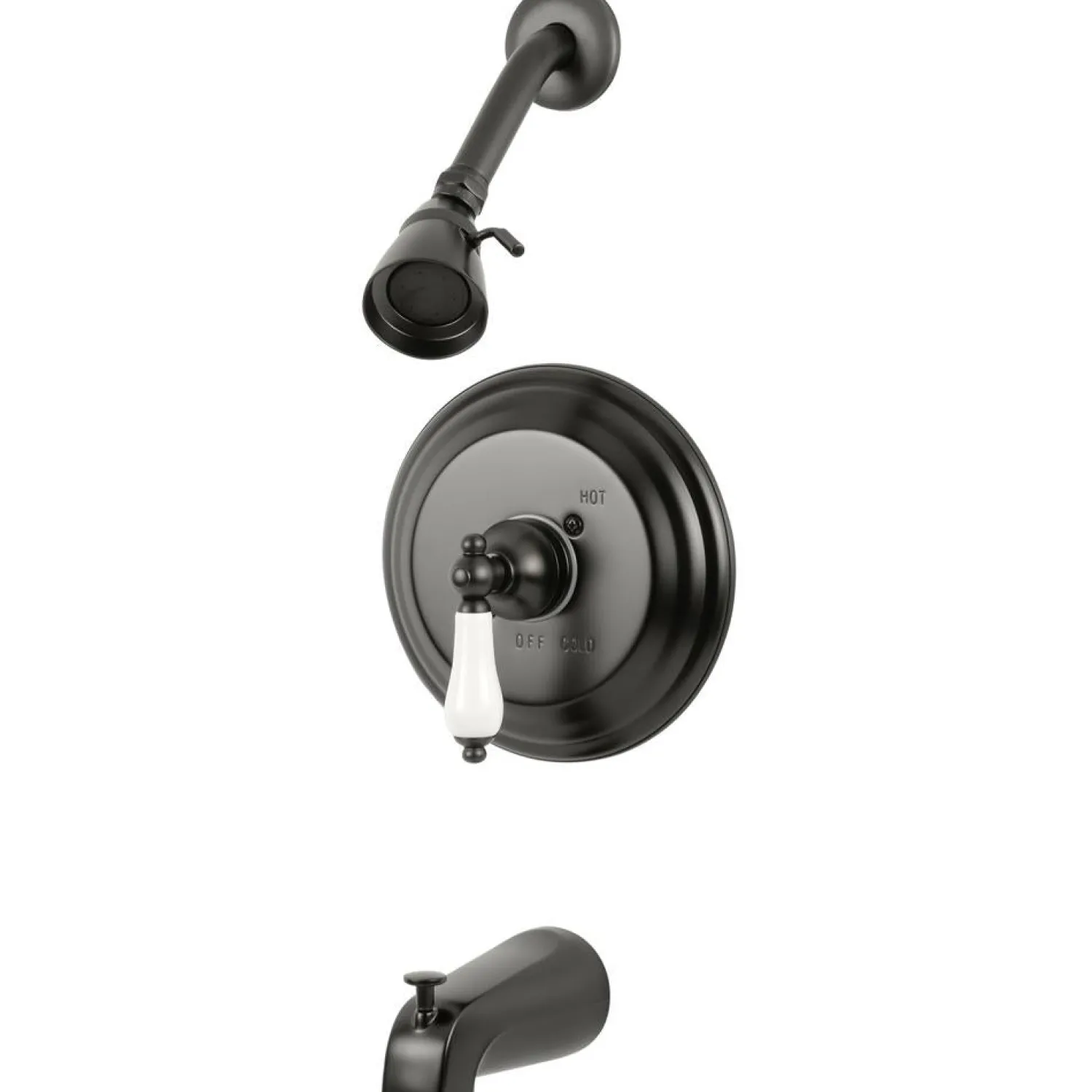 Hot KB3635PL Restoration Single Handle Tub and Shower Faucet Tub & Shower Sets