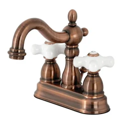 KB160PXAC Heritage 4 in. Centerset Bathroom Faucet, Antique Copper 4