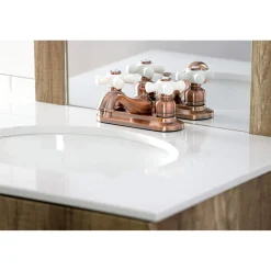 Sale KB606PX Restoration 4 in. Centerset Bathroom Faucet, Antique Copper 4