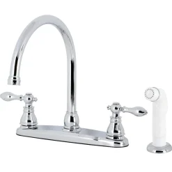 New KB72XACL-P American Classic Centerset Kitchen Faucet with Side Sprayer Faucets With Side Spray