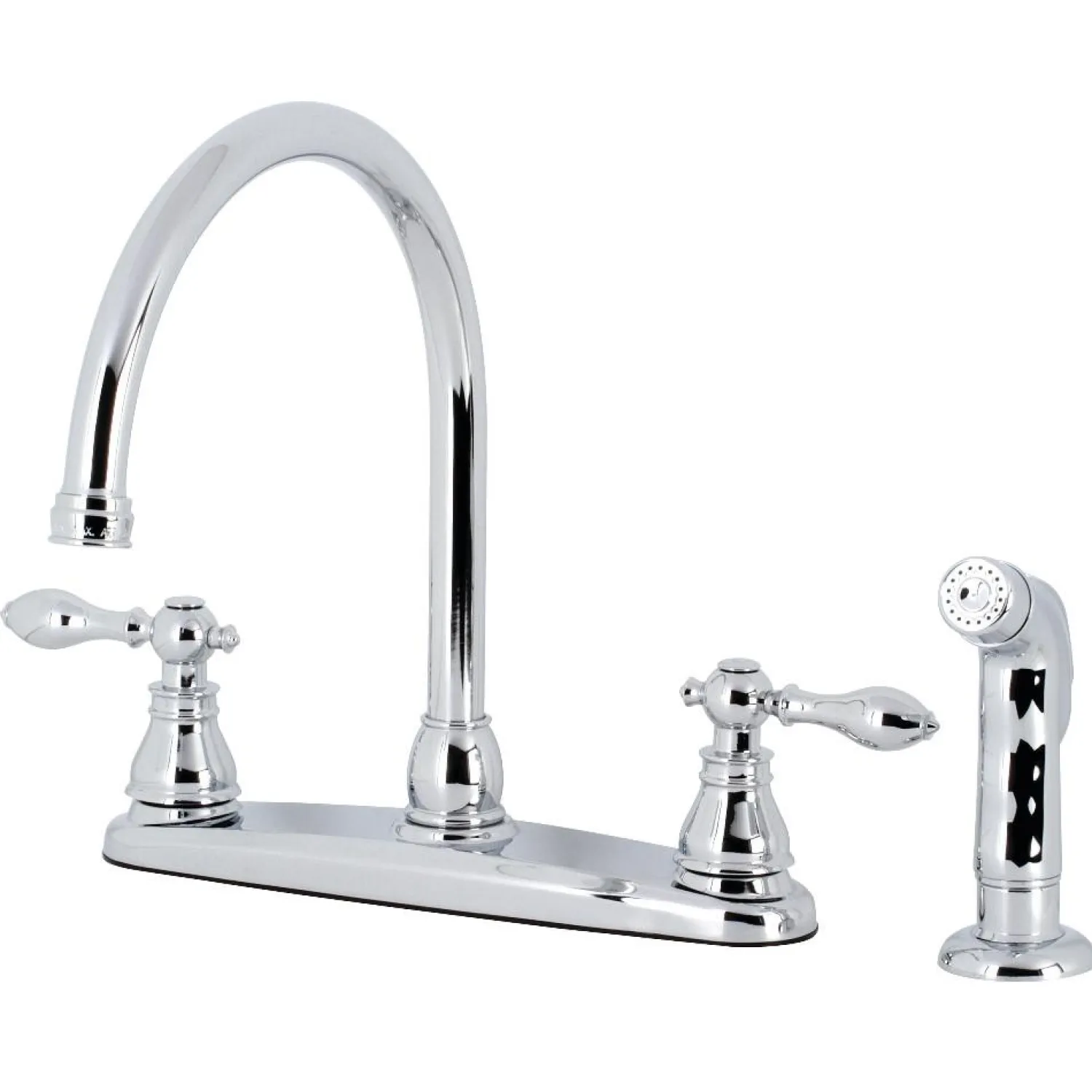 Hot KB72XACLSP-P American Classic Centerset Kitchen Faucet with Side Sprayer Faucets With Side Spray