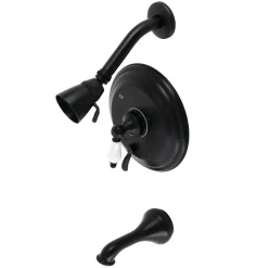 New KB363X0PL-P Restoration Tub and Shower Faucet in Matte Black Tub & Shower Sets