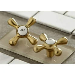 Hot Kingston 6-Inch Adjustable Center Wall Mount Kitchen Faucet Wall Mounted Kitchen Faucets