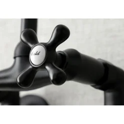 Hot Kingston 6-Inch Adjustable Center Wall Mount Kitchen Faucet Wall Mounted Kitchen Faucets