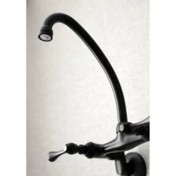 Hot Kingston Wall Mount 6-Inch Adjustable Center Kitchen Faucet Wall Mounted Kitchen Faucets