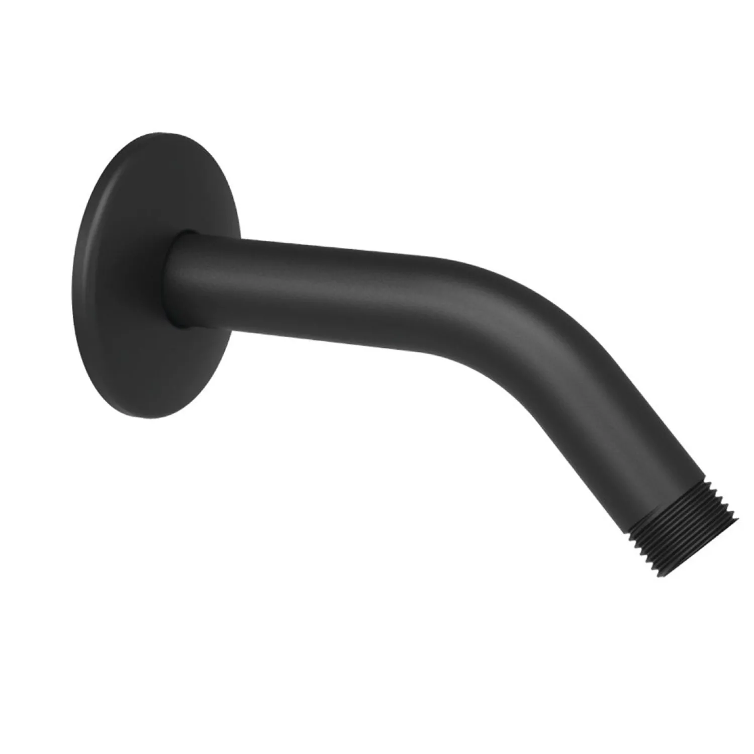 K206M0 Showerscape 6" Shower Arm with Flange in Matte Black Shower Arms