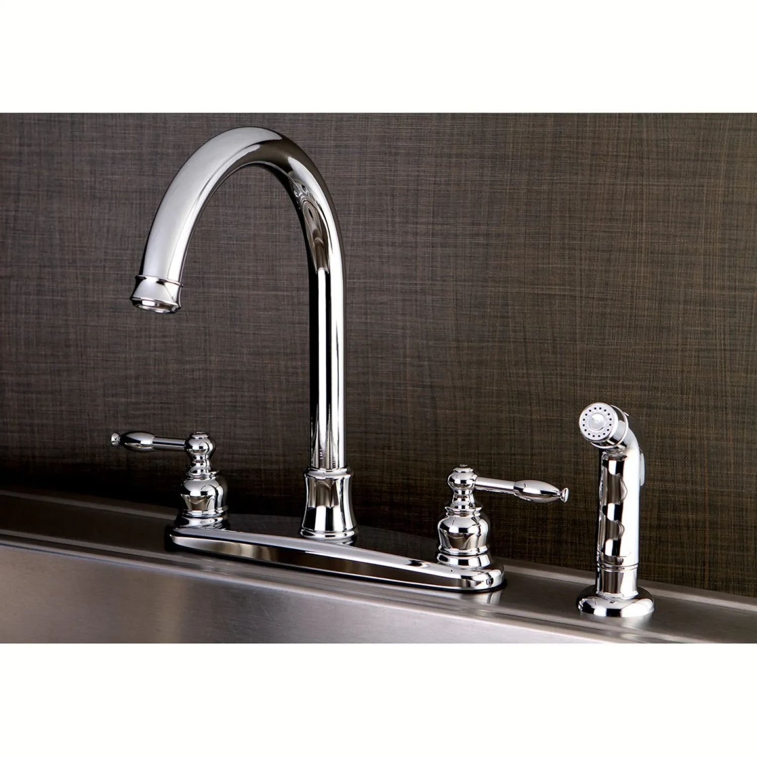 Clearance Knight Centerset Kitchen Faucet Faucets With Side Spray