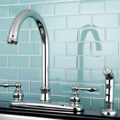 Clearance Knight Centerset Kitchen Faucet Faucets With Side Spray
