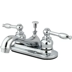 Best Knight Deck Mount 4" Centerset Bathroom Faucet 4" Center Set
