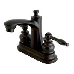 Hot Knight Deck Mount 4-Inch Centerset Bathroom Faucet 4