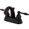 Hot Knight 4-Inch Centerset Deck Mount Bathroom Faucet 4" Center Set