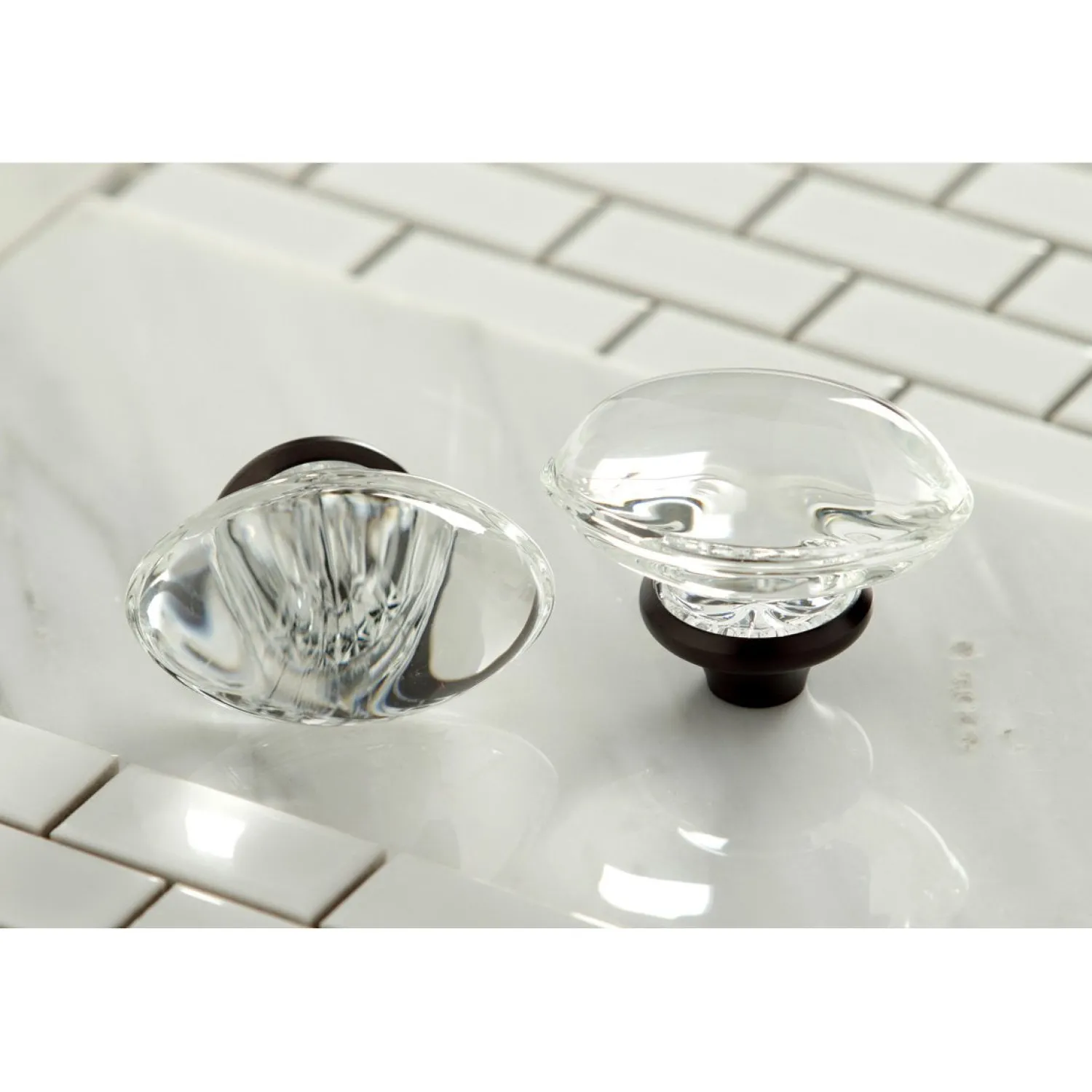 Discount Krystal Onyx 2-Handle Wall Mount Bathroom Faucet Wall Mount