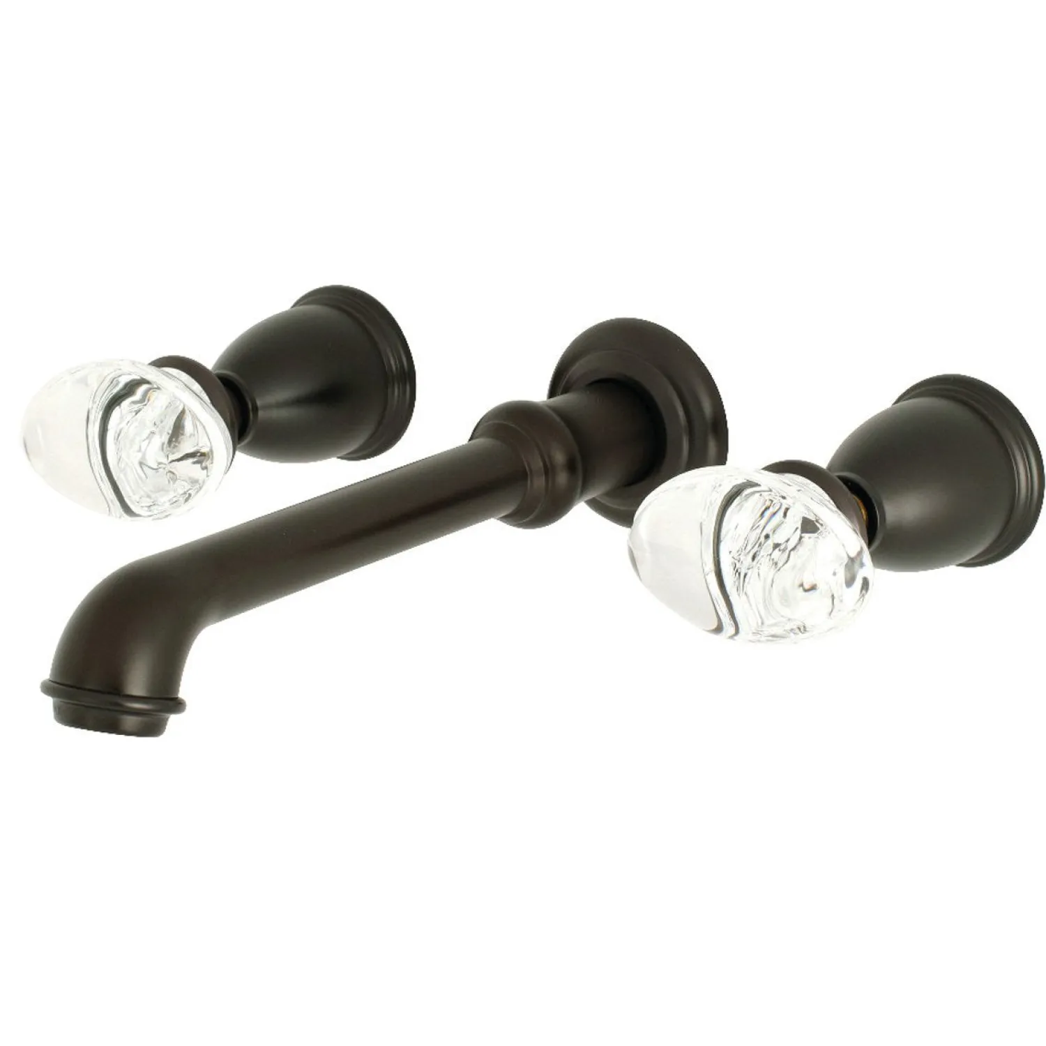 Discount Krystal Onyx 2-Handle Wall Mount Bathroom Faucet Wall Mount