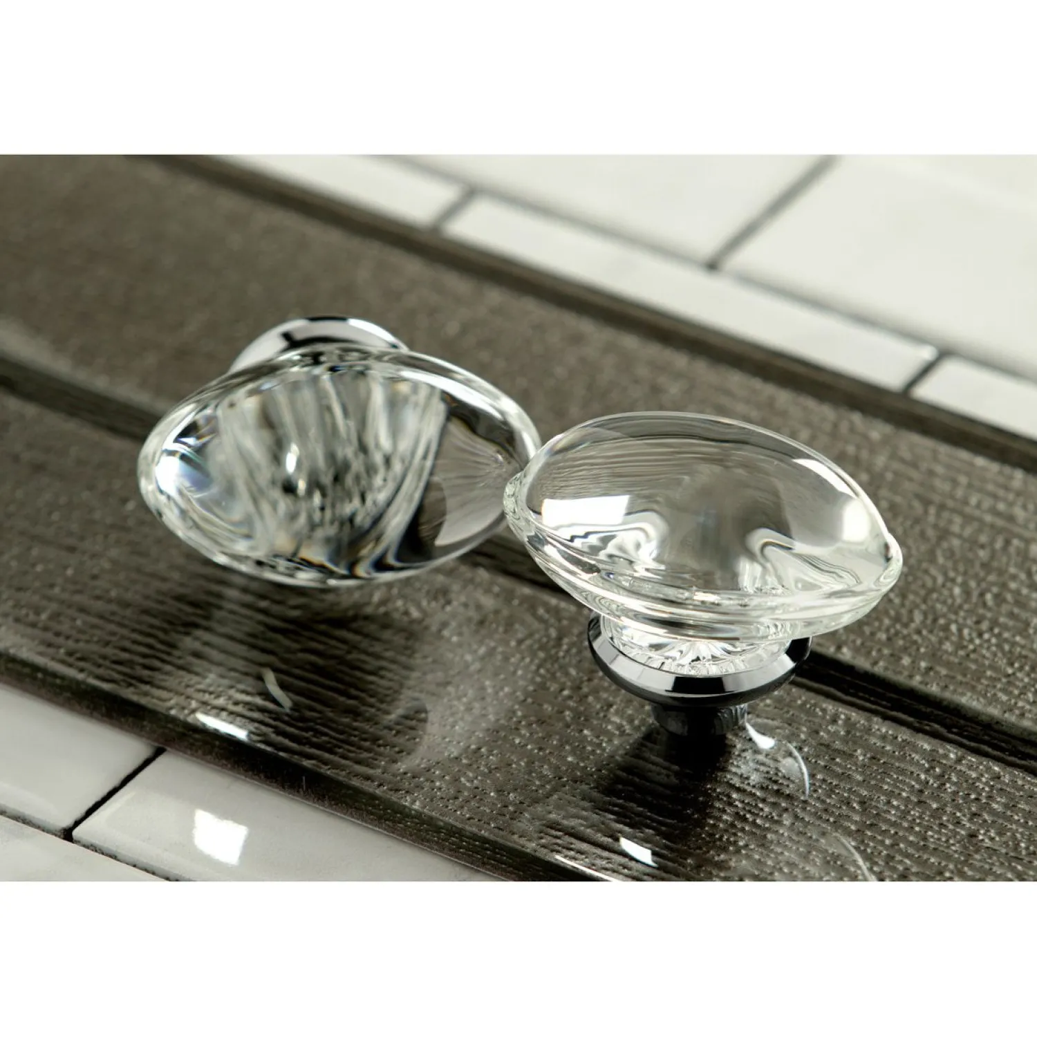 Discount Krystal Onyx 2-Handle Wall Mount Bathroom Faucet Wall Mount