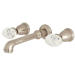 New Krystal Onyx Two Handles Wall Mount Roman Tub Faucet Tub Faucets