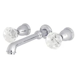 New Krystal Onyx Two-Handle Wall Mount Roman Tub Faucet Tub Faucets