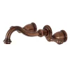 Outlet KS312ALAC Vintage 2-Handle Wall Mount Bathroom Faucet, Antique Copper Wall Mount