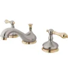 Outlet KS1169AL 8-Inch Widespread Bathroom Faucet in Brushed Nickel and Polished Brass 8" Widespread