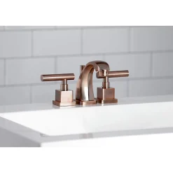 Sale KS494CQLAC Claremont 8 in. Widespread Bathroom Faucet, Antique Copper 8