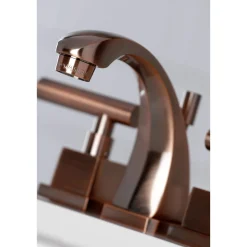 Sale KS494CQLAC Claremont 8 in. Widespread Bathroom Faucet, Antique Copper 8