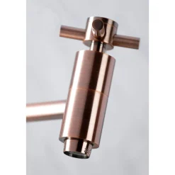 Best KS810DXAC Concord Wall Mount Pot Filler Kitchen Faucet, Antique Copper Wall Mounted Kitchen Faucets